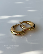 The Artisan Gold Hoops