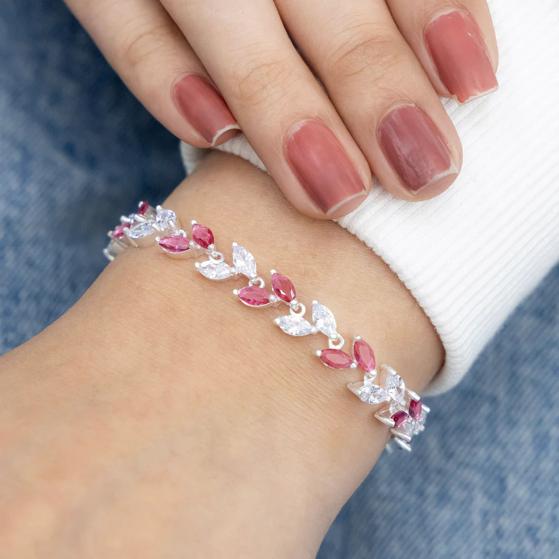 Rosy Petals Bracelet