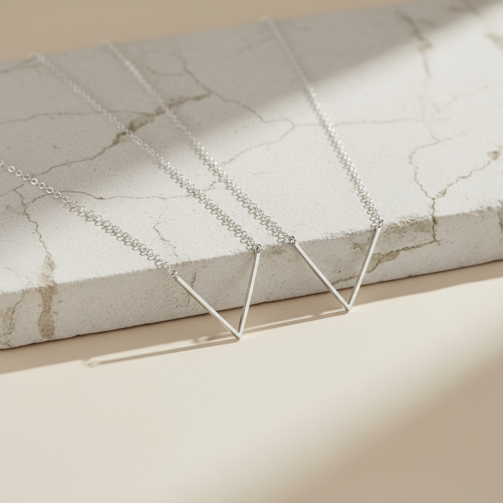 Vieve V-Bar Necklace