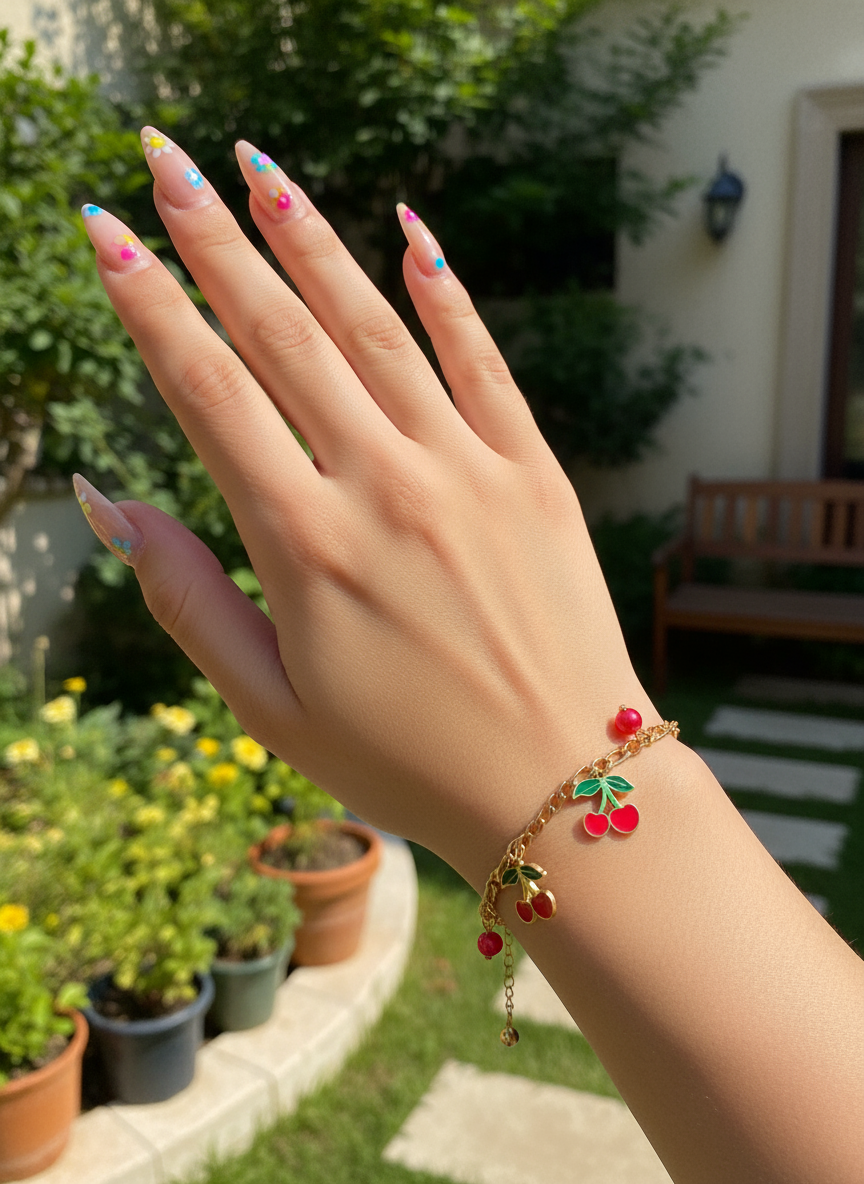 Cherry Charm Bracelet