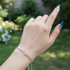 Minimalist Silver Bar Chain