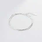 Pure Sterling Silver Twist Bangle