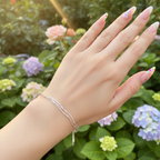 Pure Sterling Silver Twist Bangle