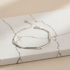 Minimalist Silver Bar Chain