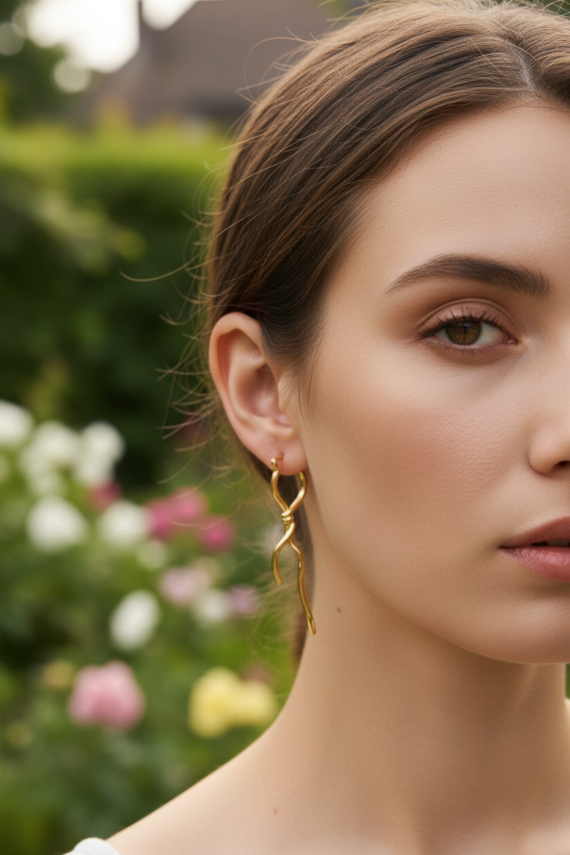 CrissCross Hoop Earrings