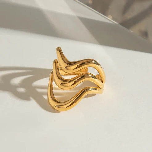 Wave Glow Ring