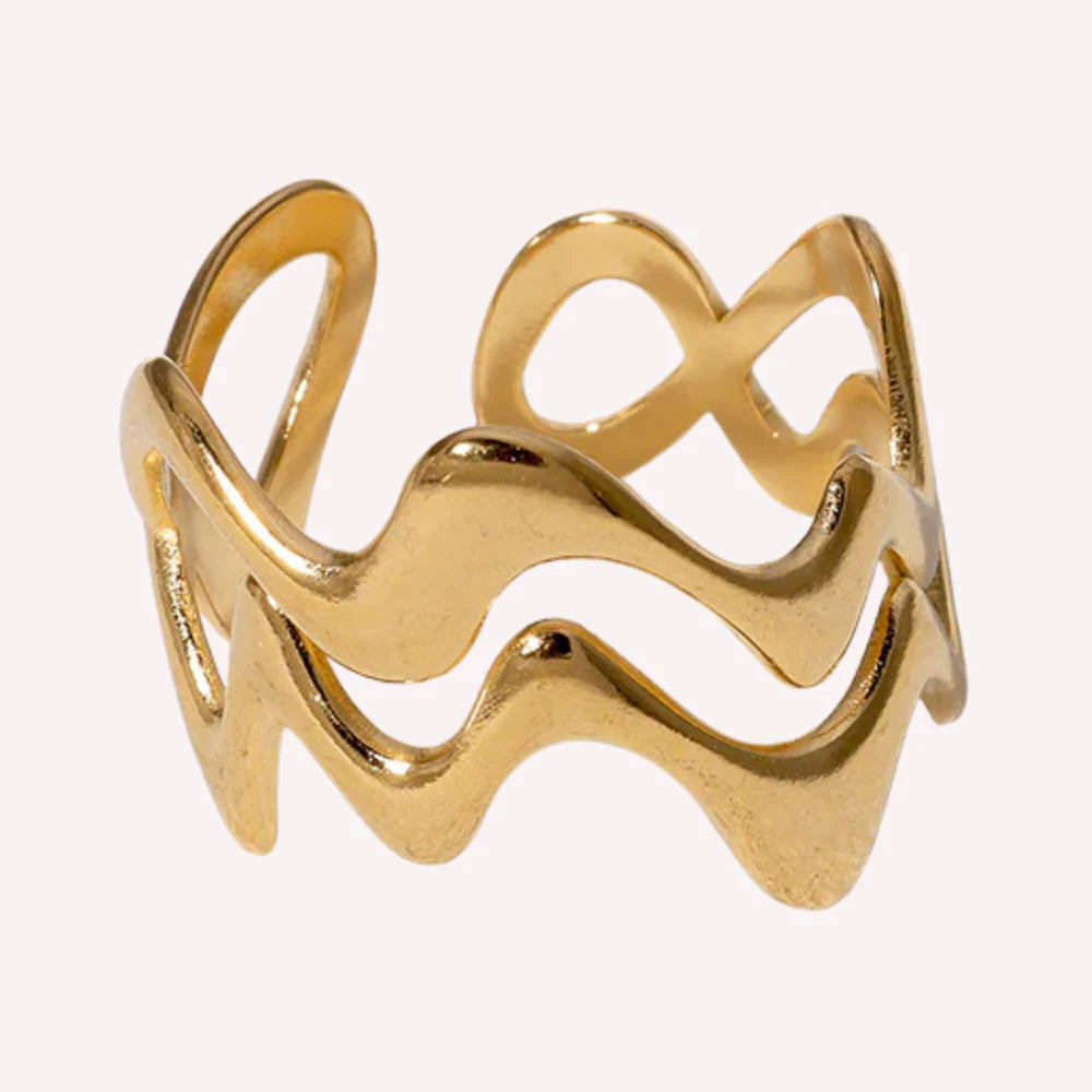 Zig Zag Drip Ring