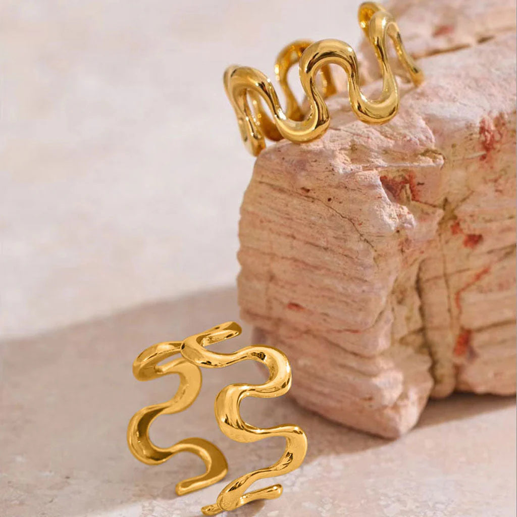 Zig Zag Drip Ring